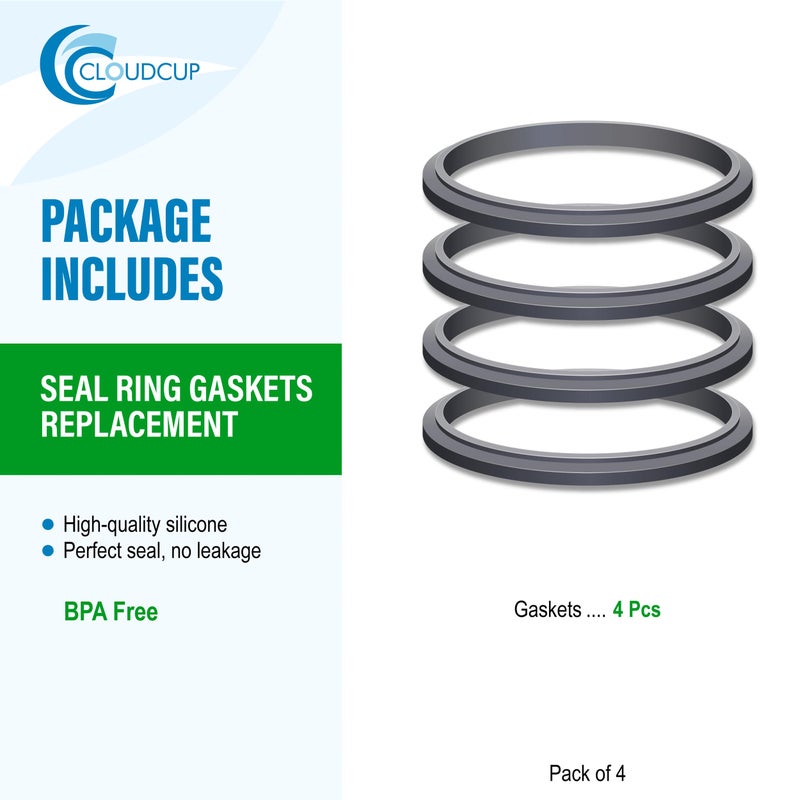 CloudCUP Gasket Rubber Seal Ring Accessories for Nutribullet Replacement Parts Gasket Blender 900 Series 600W and 900W - Image 2